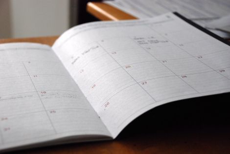 Calendar on phone